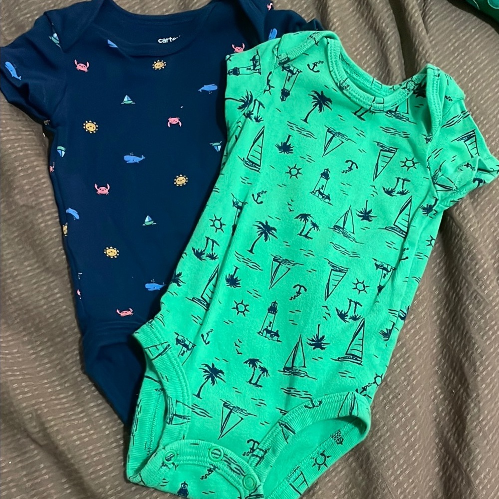 Carter's nautical onesies